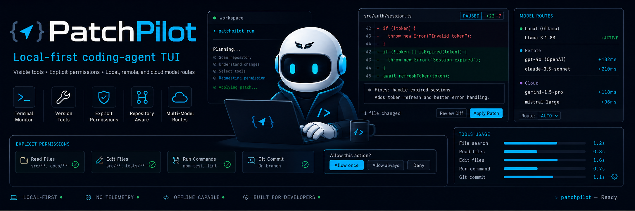 PatchPilot product banner
